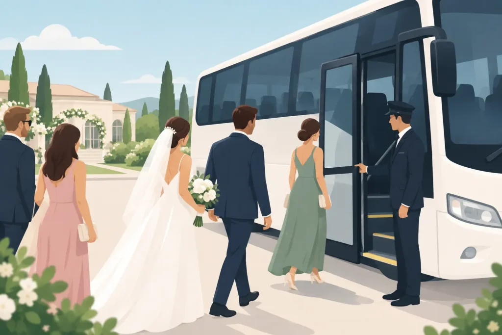 How to Organise Wedding Guest Transport Well