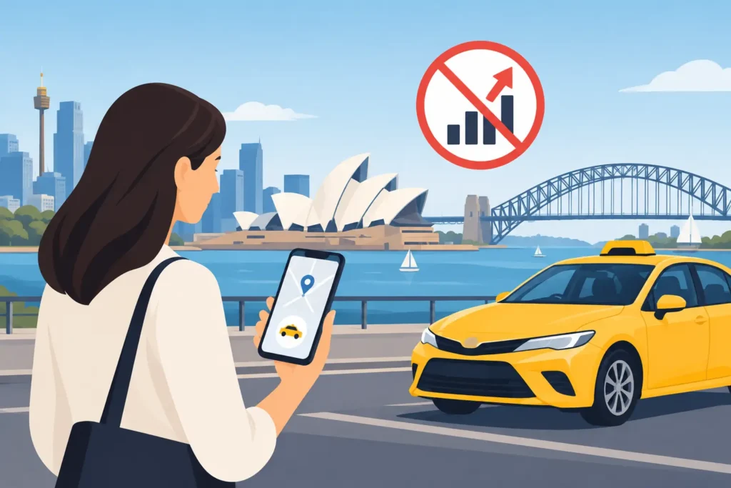 How to Avoid Taxi Surge Fares on Sydney Trips
